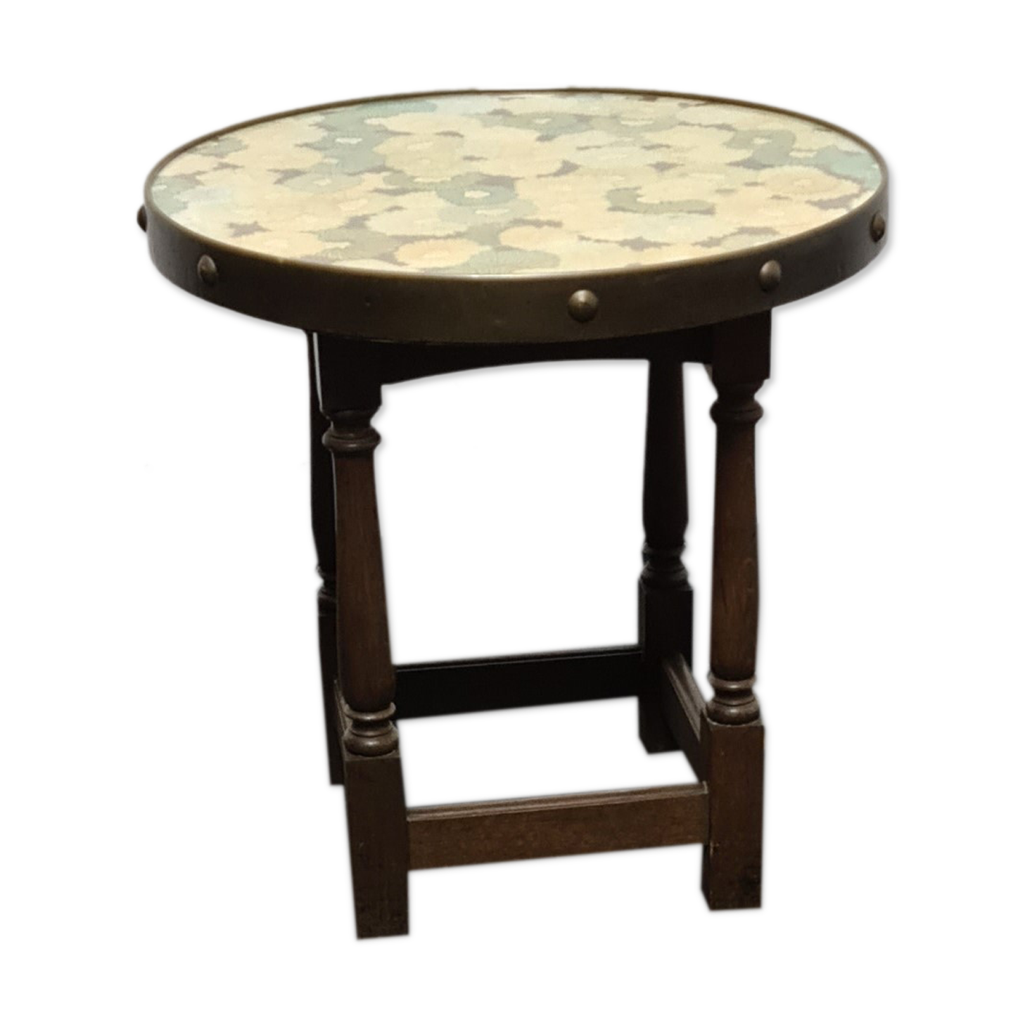 Vintage oak side table