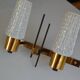 Large double wall sconce Arlus Lunel 1950