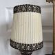 Antique Florentine Table Lamp Italian Blue Porcelain Ceramic