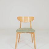 Dining room chairs set of 6 sage green Scandinavian design