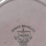 Assiette Creil & Montereau modèle Bruxelles