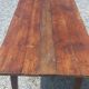 19th century farmhouse table in oak and poplar with spindle legs 198cm