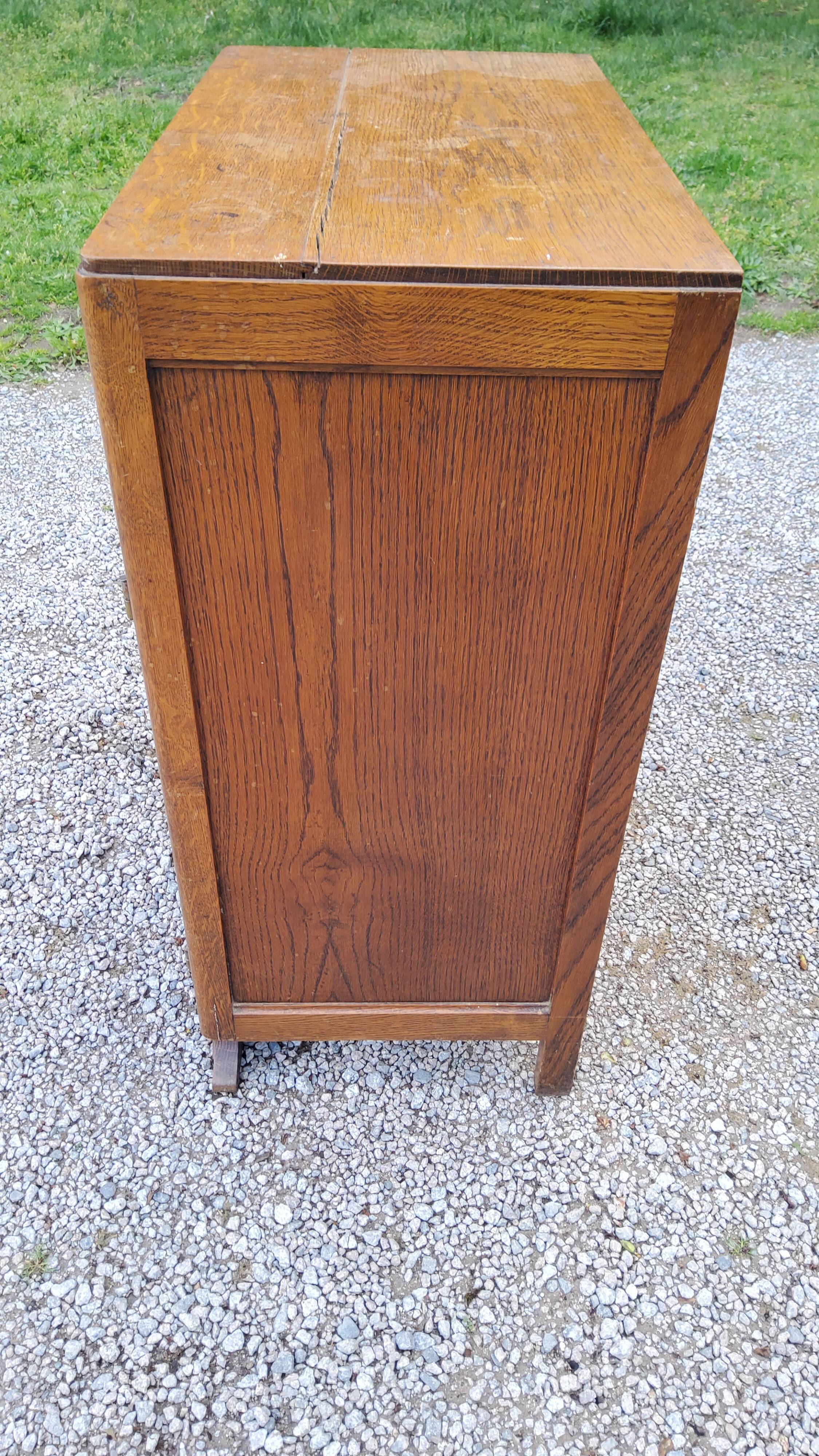 1940s oak confectioner