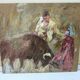 Impressionist Oil Painting on Wood Panel