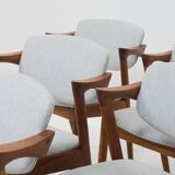 Schou Andersen set of six teak ‘model 42’ dining chairs – Kai Kristiansen