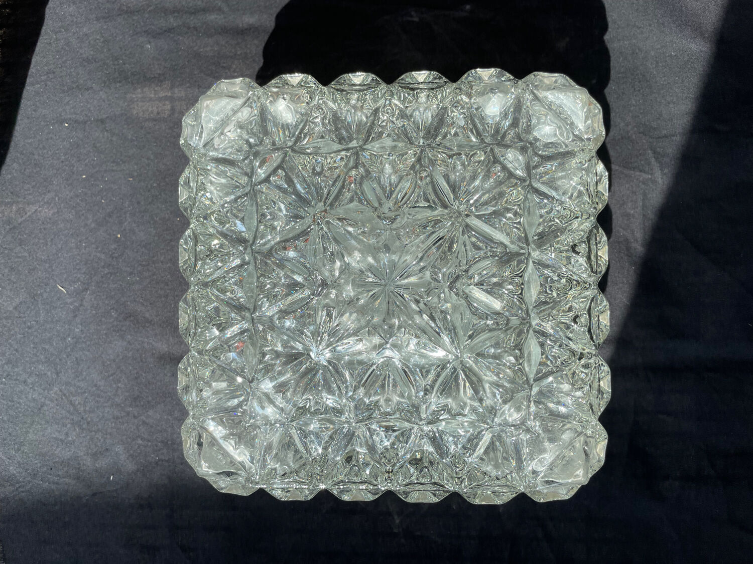 Ceiling lamp Vintage glass wall lamps diamond tip