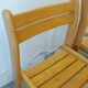 Set of beech chairs