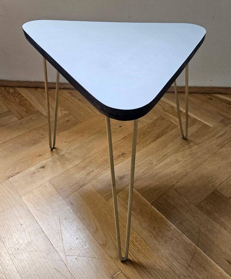 Midcentury Tripod Flower or Side Table ULUV, 1970s