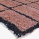 Contemporary Brown Rug - 256 x 216 cm
