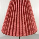 Brass table lamp with folded lampshade 1950’s