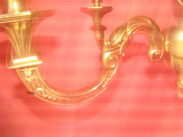 solid bronze chandelier with 5 light arms