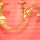 solid bronze chandelier with 5 light arms