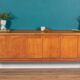 Retro Teak 1960s Long Meredew Sideboard On Hairpin Legs
