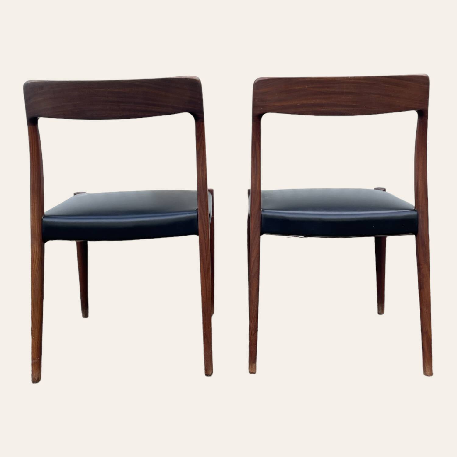 Pair of Rio rosewood chairs, Niels O. Moller