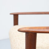 Danish Model PJ56 armchair by Grete Jalk for Poul Jeppesen 1960s