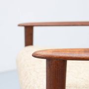 Danish Model PJ56 armchair by Grete Jalk for Poul Jeppesen 1960s