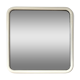 White tubular metal wall mirror