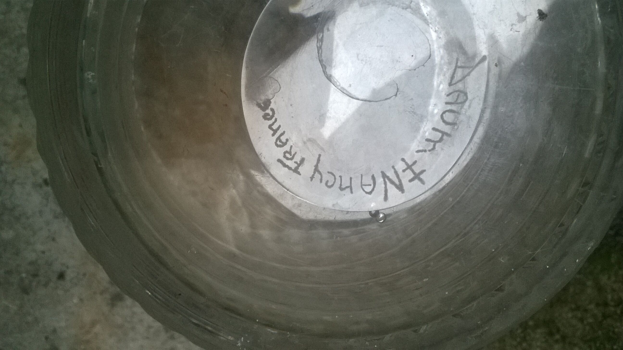 Ice bucket signed Daum Nancy France