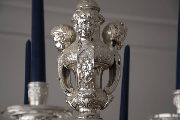 Chandelier en argent