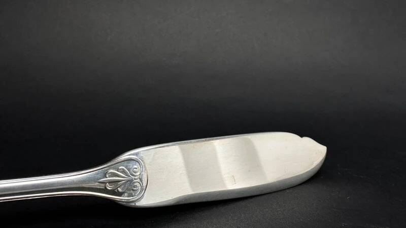 Christofle, Malmaison model, set of 8 fish cutlery.