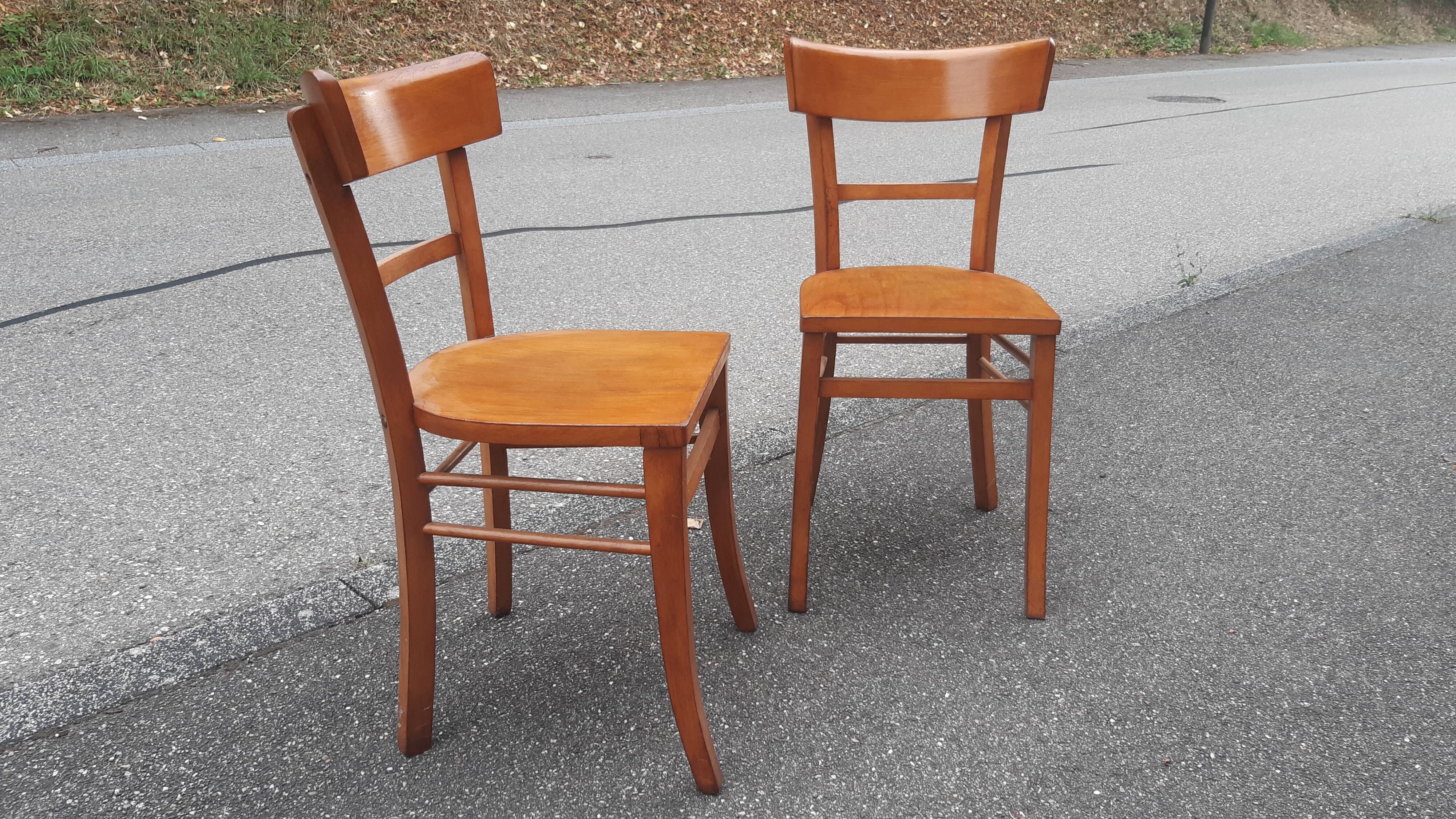 Lot de 2 chaises bistrot Luterma