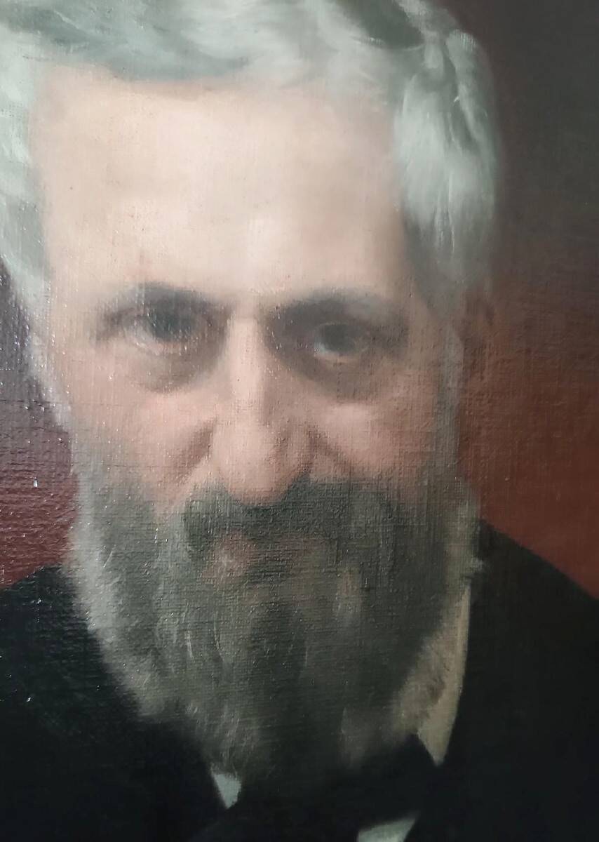Portrait of Cesare Altoviti oil on canvas - Antonio Ciseri (1821-1893)
