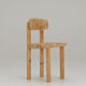 Set of 6 dining chairs in pine
