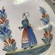 Plat en faience de quimper début XXème