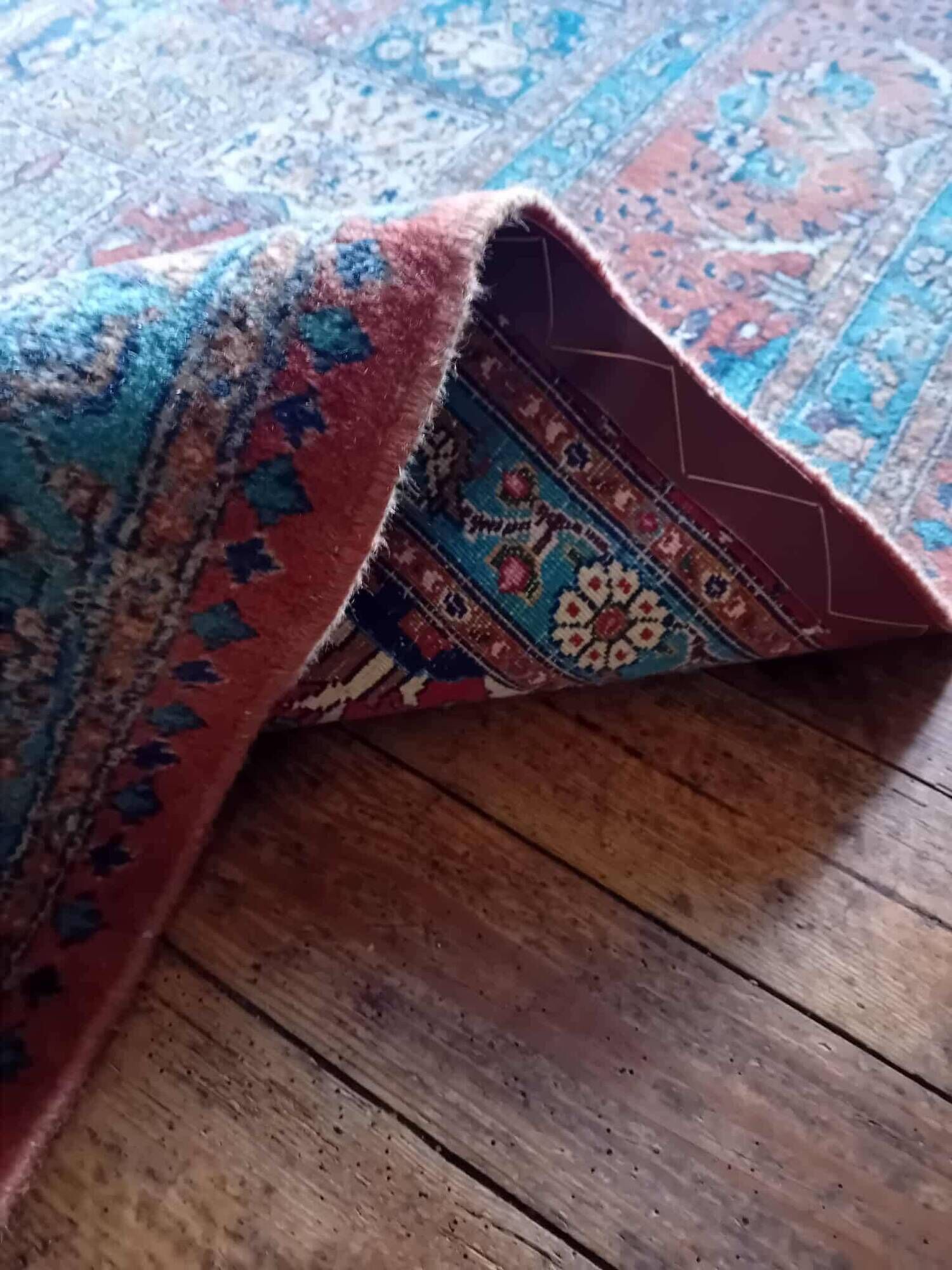 Handmade Moud XXL Persian rug 353x249cm