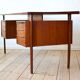 Danish Mid-Century Teak 'Floating' Desk, 1960s
