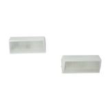 Pair of glass wall light of the years 50 Holophane