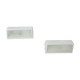 Pair of glass wall light of the years 50 Holophane