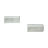 Pair of glass wall light of the years 50 Holophane