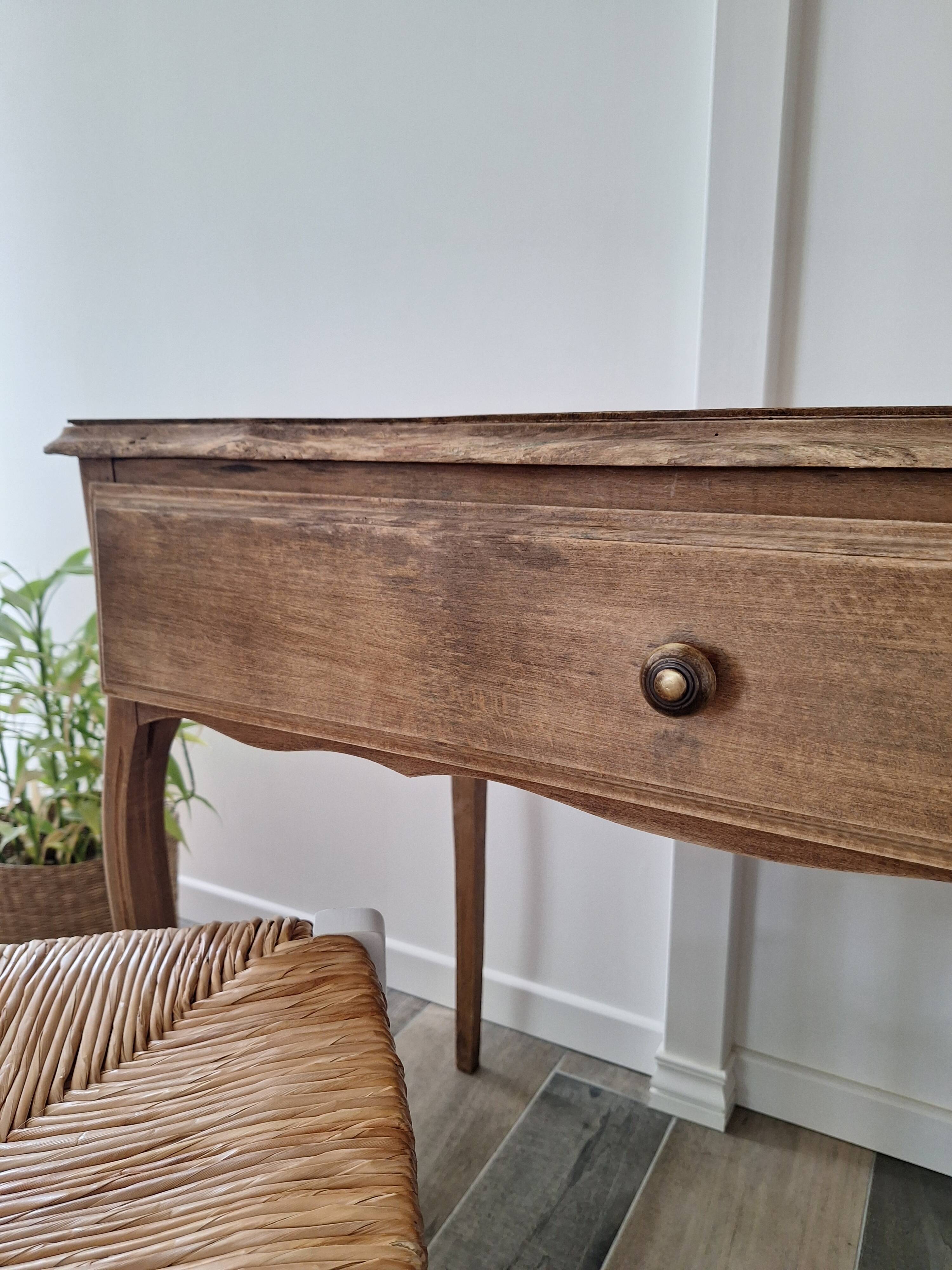 Wooden console desk