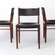 Ensemble de 3 chaises de salle à manger Helmut Magg – Modèle 3024 pour Deutsche Werkstätten