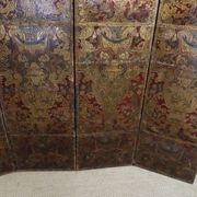 17th-century Cordoba leather screen