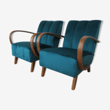 Pair of armchairs by Jindrich Halabala