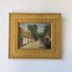Small oil painting J.Poy 1900