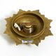 1960s Space Age Star Design Wall or Ceiling Lamps in Bronze