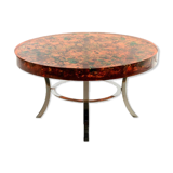 Fractal resin coffee table by Henri Fernandez