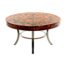 Fractal resin coffee table by Henri Fernandez