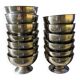 12 vintage stainless steel bowls