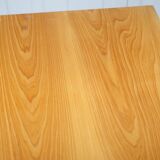 Buffet Ralph Lauren with polished slate stone and rosewood shelves.