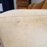 Velvet mustard sofa 3 places