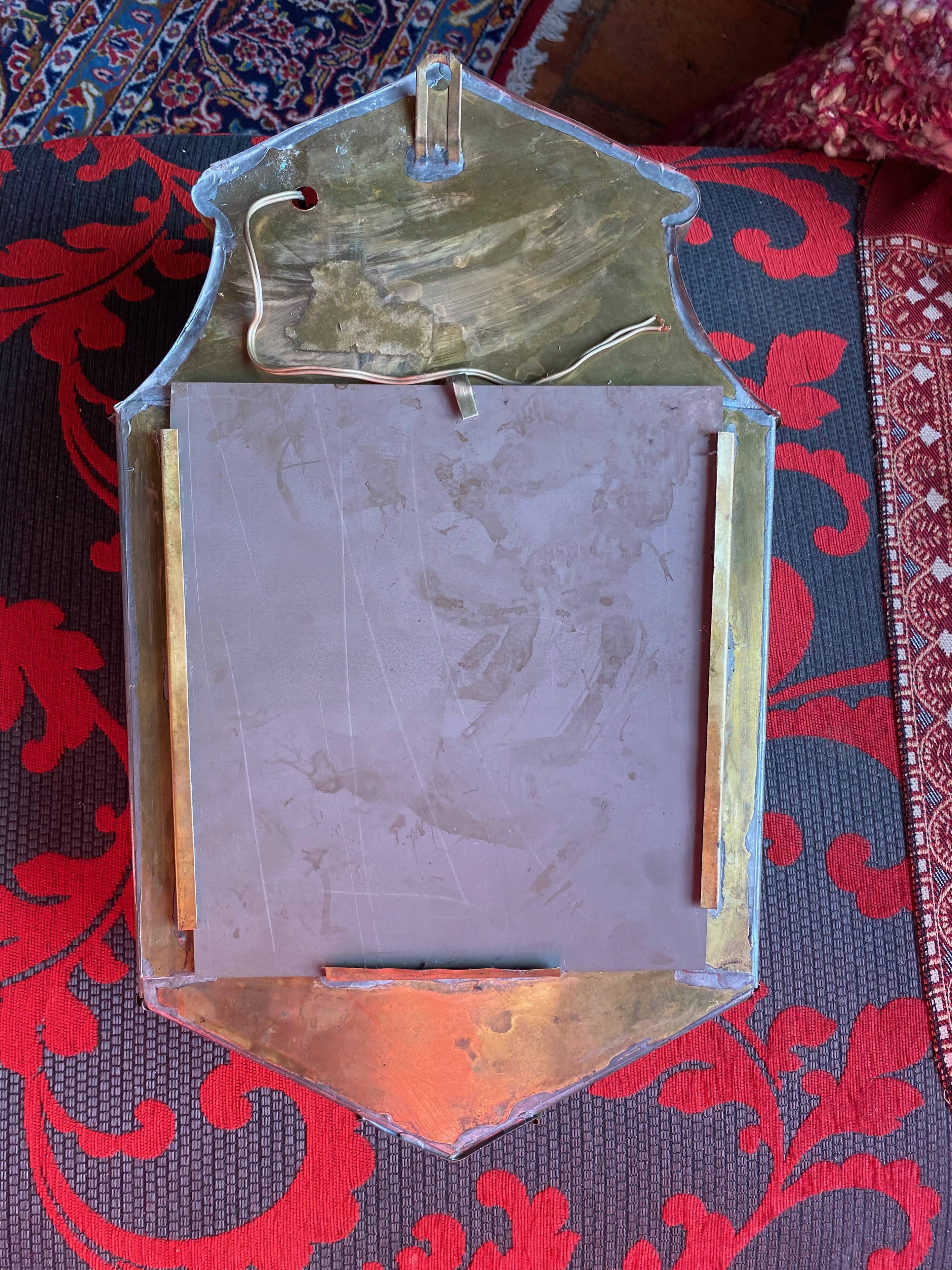 Vitrine en laiton et verre