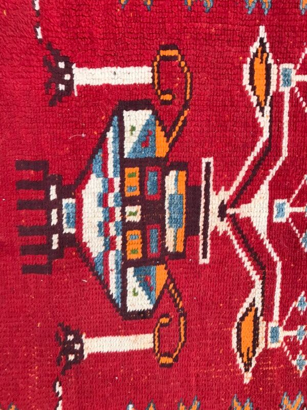 Berber former Moroccan done hand 126 X 210 CM