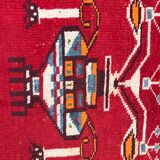 Tapis ancien marocain berbère  126x210 cm