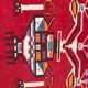 Tapis ancien marocain berbère  126x210 cm