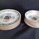 Set of 13 plates with Japanese motifs in real Limoges porcelain