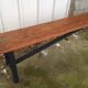 Farm table bench